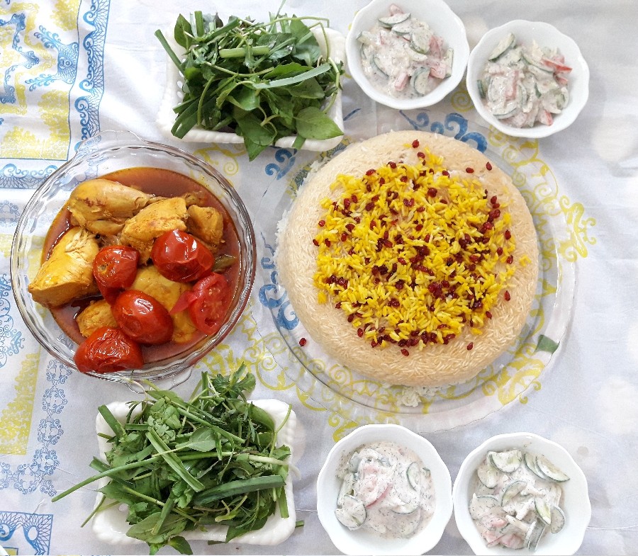 عکس زرشک پلو با مرغ