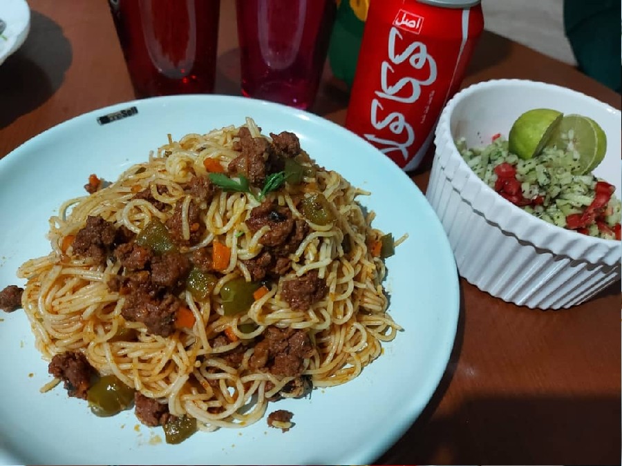 عکس ماکارونی ساده