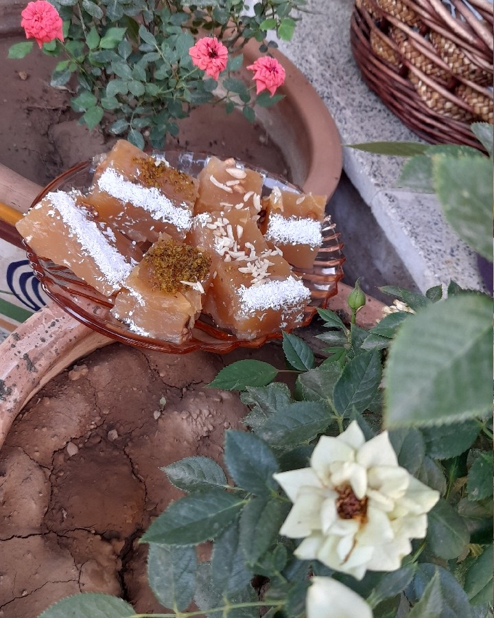 عکس باسلوق گردویی با شیره انگور عکسها متفاوته لطفا ورق بزنید به اون خیارهای حیاطم نگاه کنین