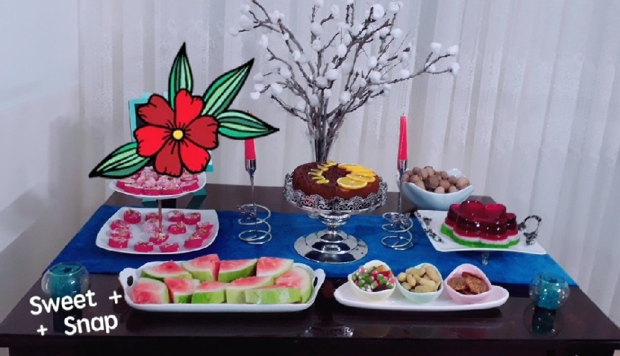عکس میز خوراکی
