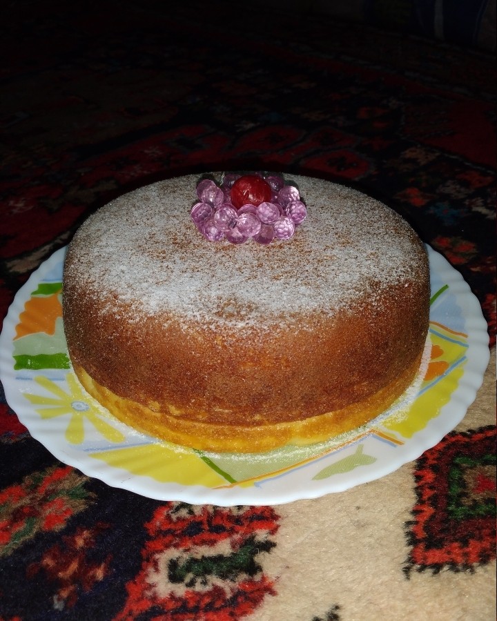 کیک وانیلی خوشمزه