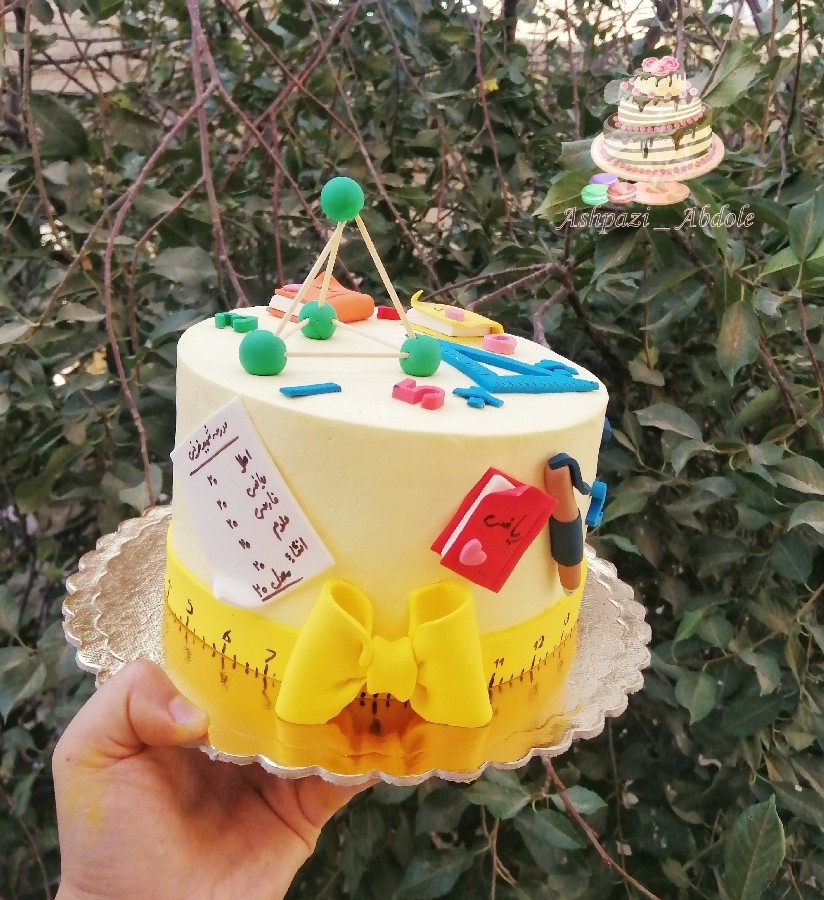 عکس کیک دانش آموزی 