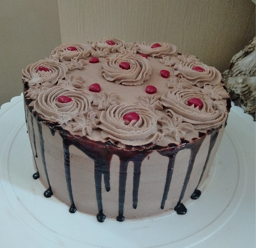 کیک شکلاتی خوشمزه من