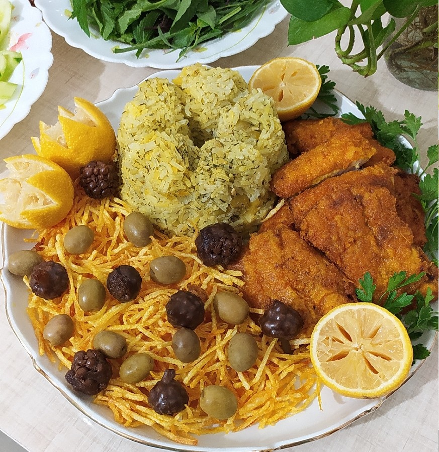 عکس باقالی پلوباماهی