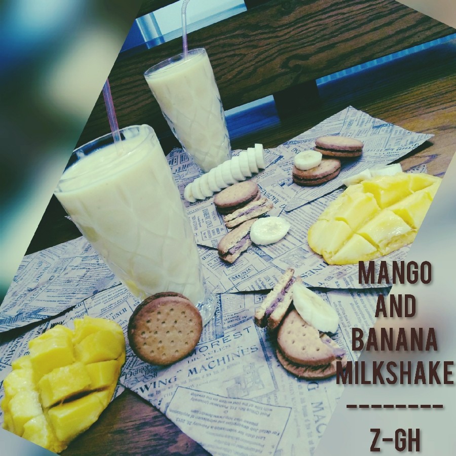 میلک شیک انبه وموز