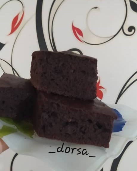 عکس کیک چای شکلاتی