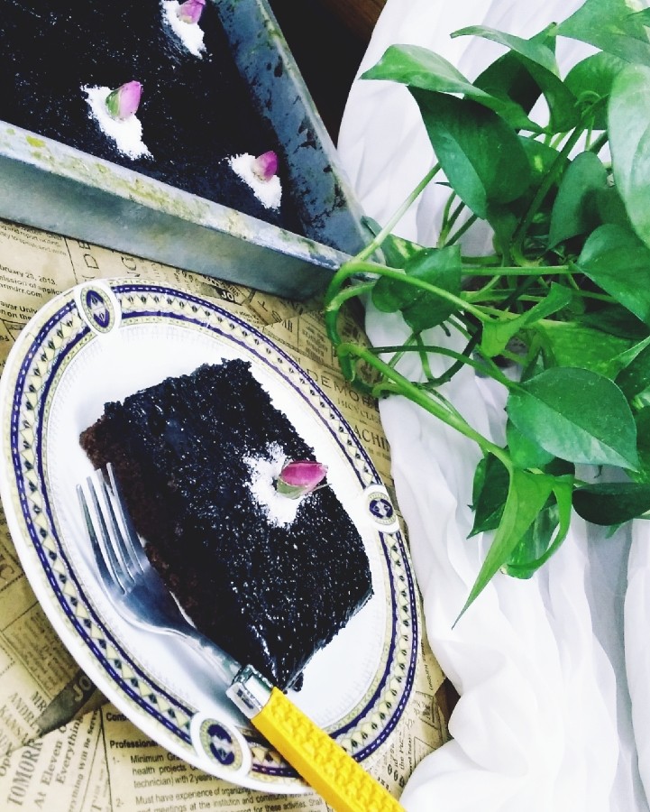 کیک خیس شکلاتی