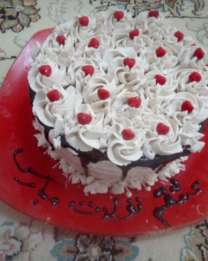 عکس کیک تولد همسری خودم پز