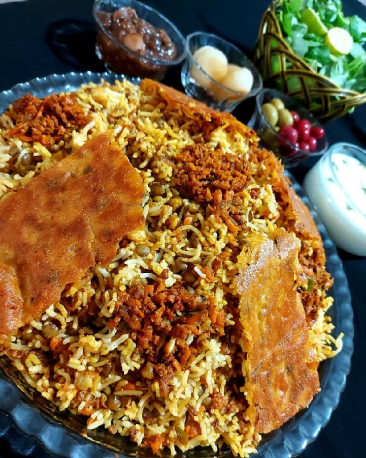 عکس هویج پلو مخلوط