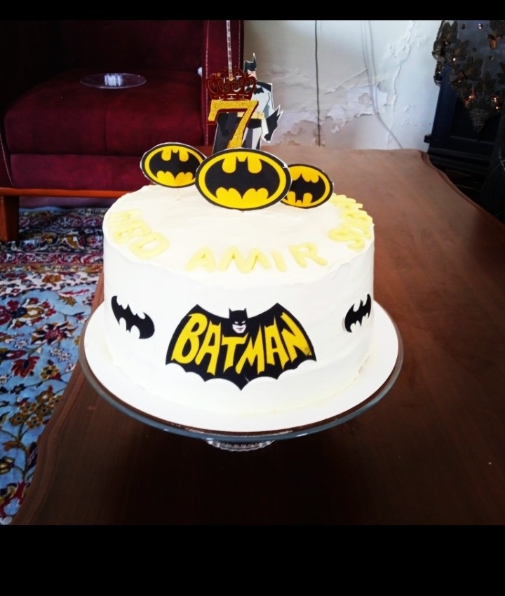 کیک من برای تولد پسرم