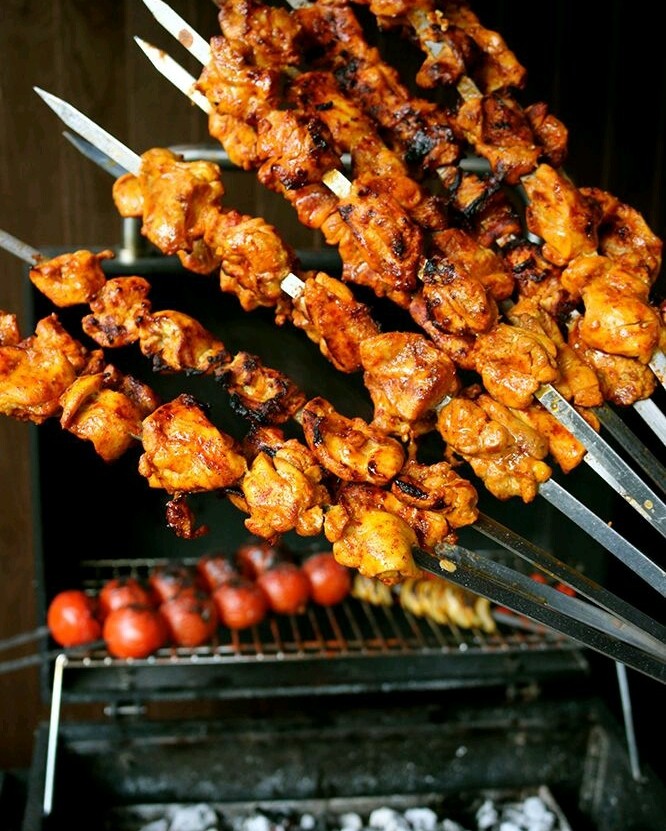 کباب آماده شده خوشمزه