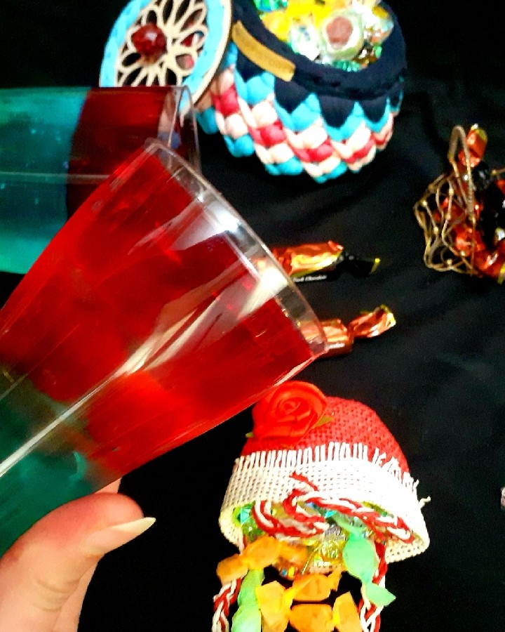 عکس ژله با کمک ماهان جونم