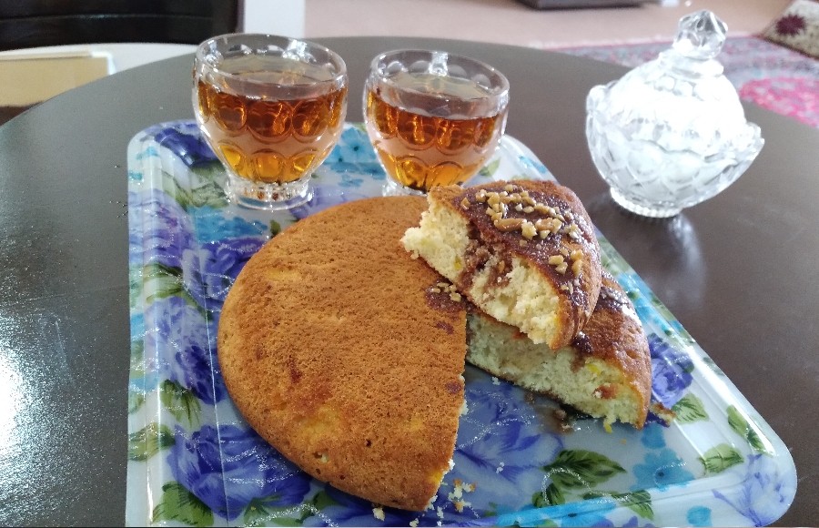 کیک وانیلی در پلوپز