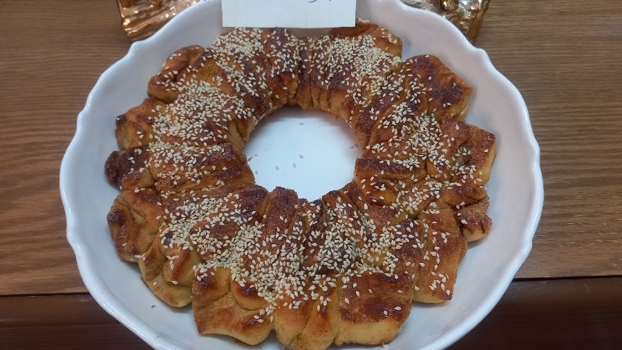 عکس نان دارچین وشکر