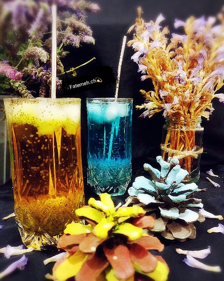 شربت گل پنیرک وزعفران