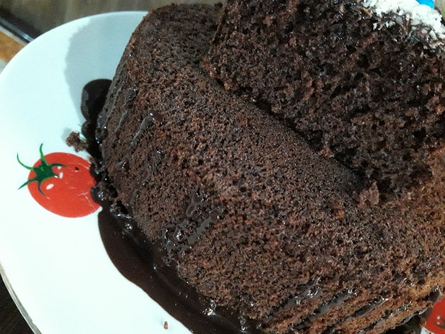 عکس #کیک فوق العاده موز شکلات 