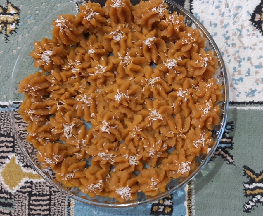 عکس حلوای نارگیلی