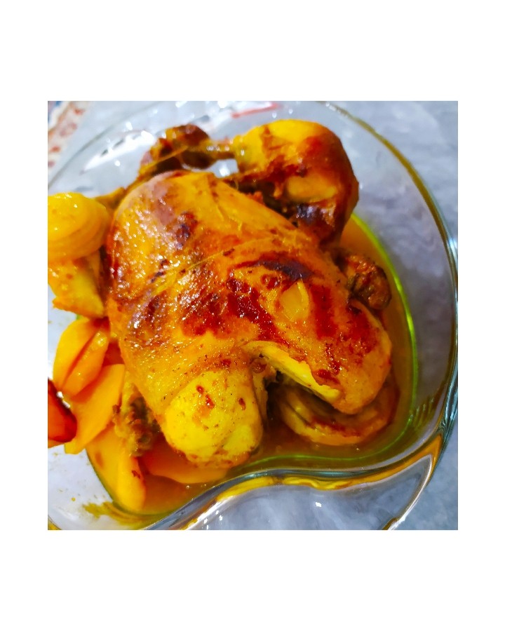 عکس مرغ شکم پر سوخاری