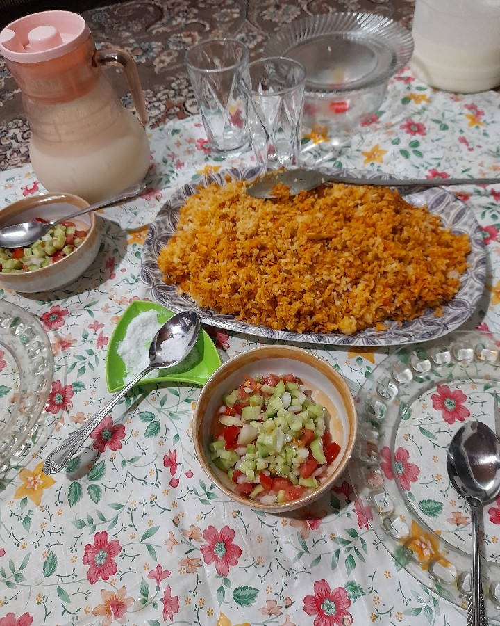 عکس عدس پلو