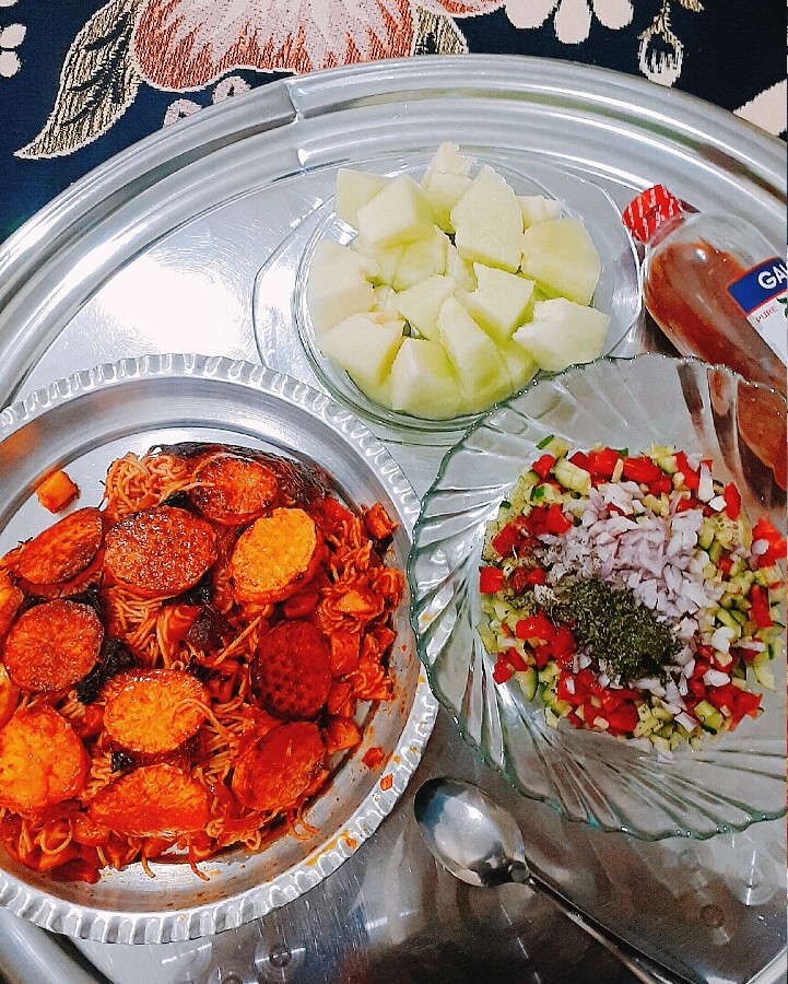 عکس شام ماکارونی