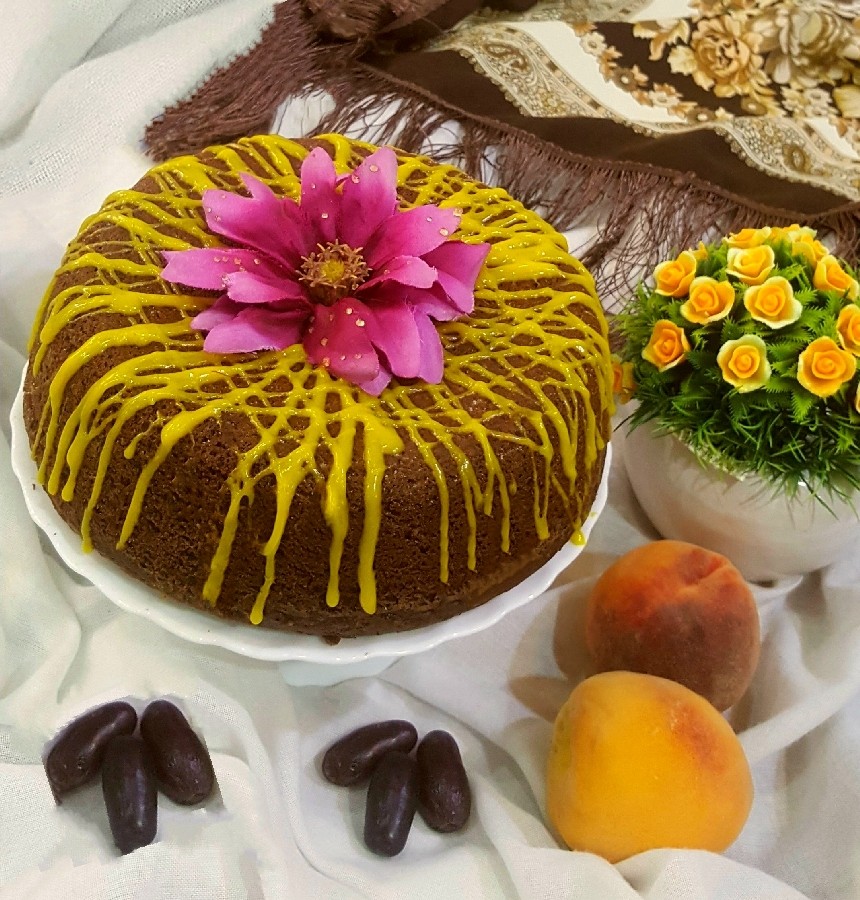 عکس کیک پنبه ای شکلاتی (لطفا ورق بزنید)