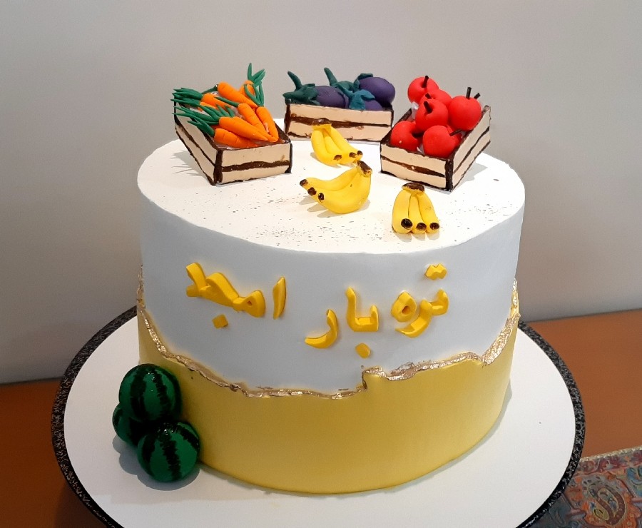 عکس کیک تولد_فوندانت