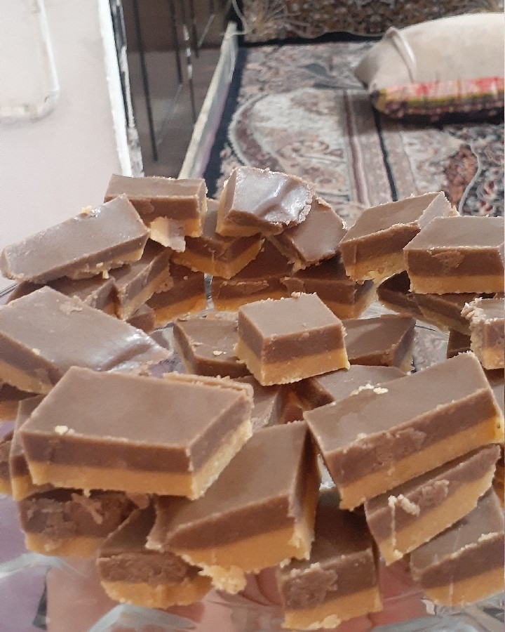 عکس حلوای دورنگ