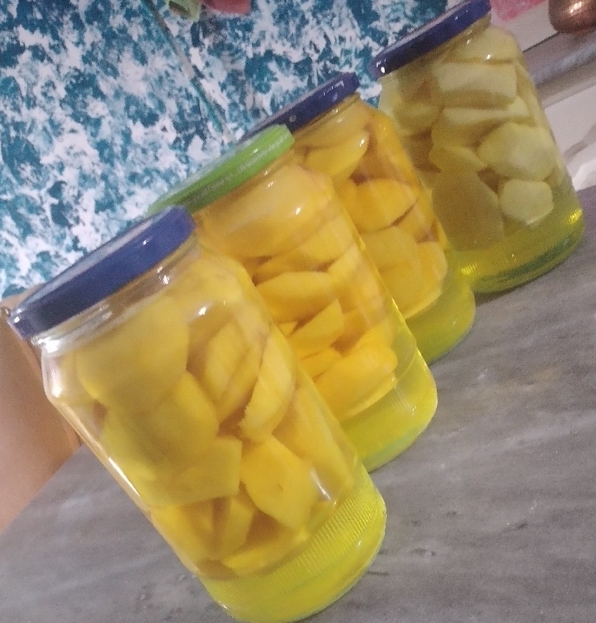 کمپوت_هلو کمپوت_سیب