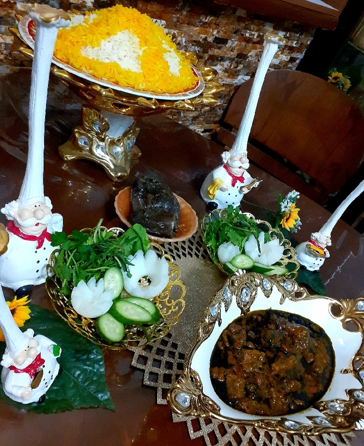 عکس قورمه سبزی به سفارش پسر گلم