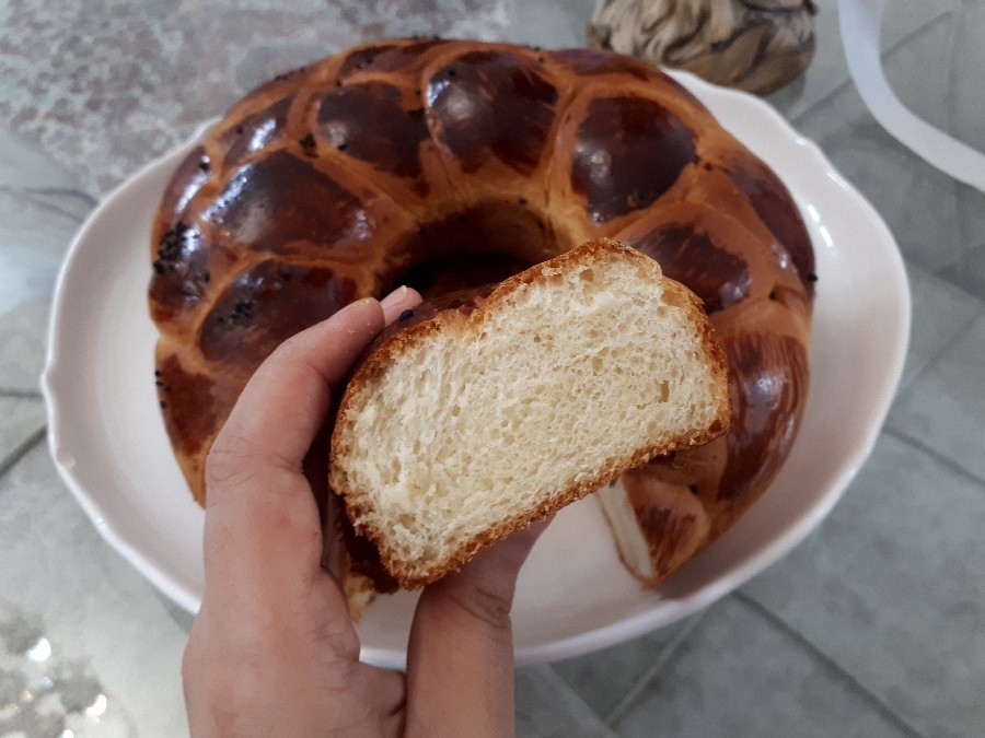 عکس نان با سیاه دانه