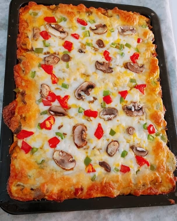 عکس پیتزا سبزیجات 