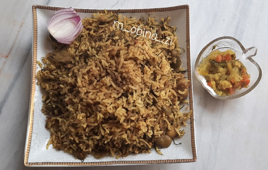عکس باقالی پلو با گوشت چرخکرده