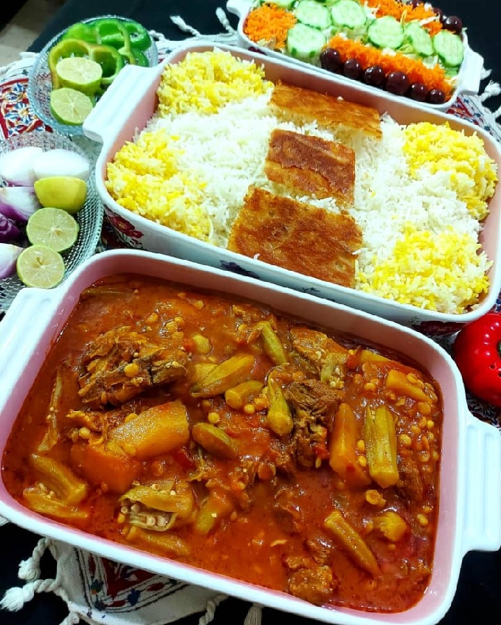 عکس خورشت بامیه