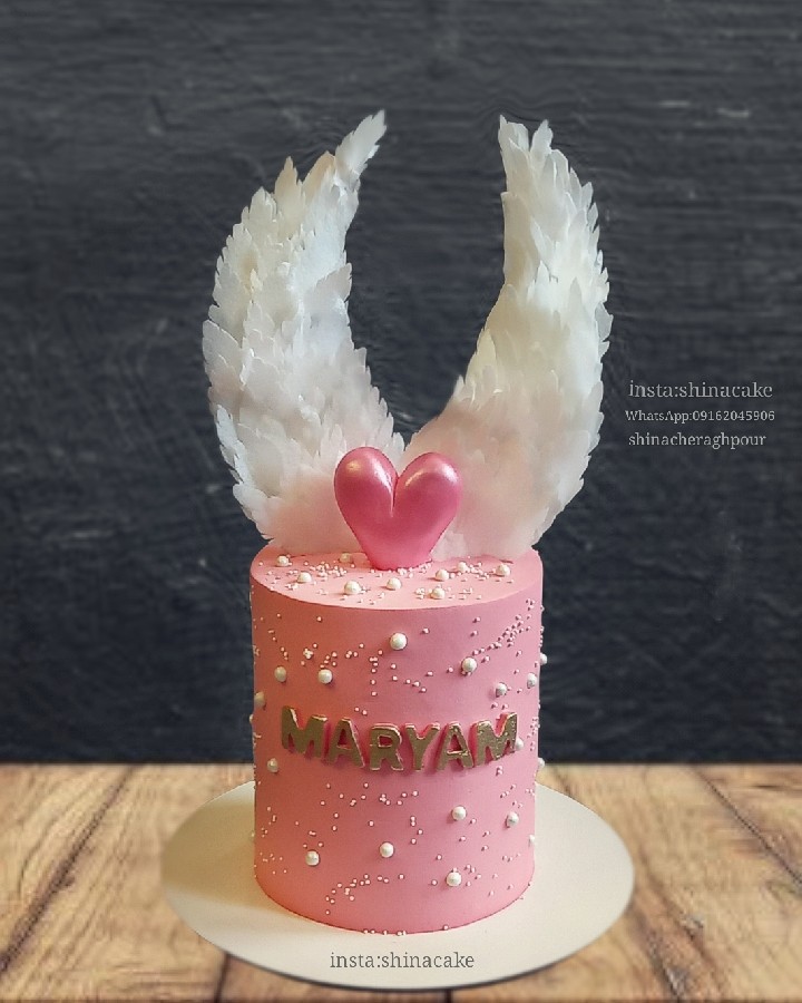 عکس کیک بال فرشته