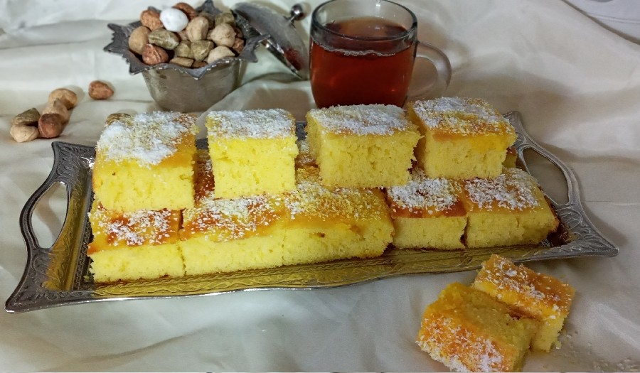 عکس کیک گلاب وَ زعفران :)