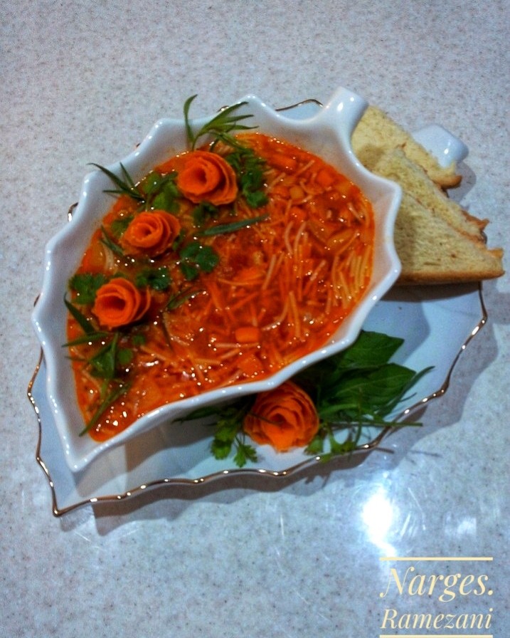عکس سوپ ساده ورمیشل