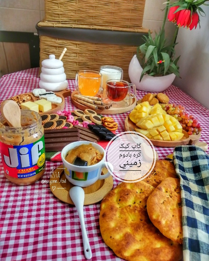 عکس کیک کره بادوم زمینی...