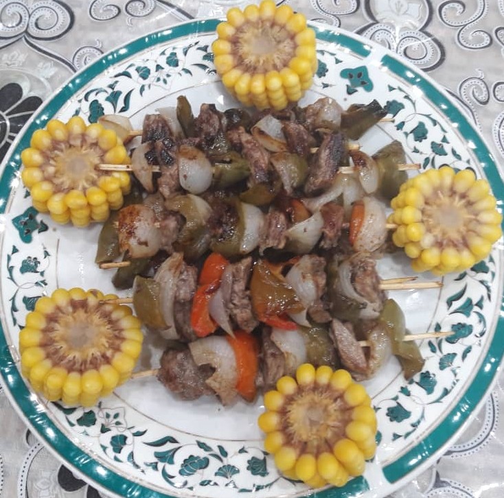 عکس کباب چوبی