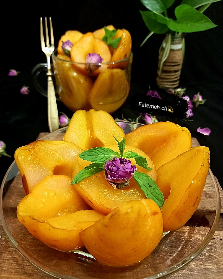 عکس کمپوت گلابی
