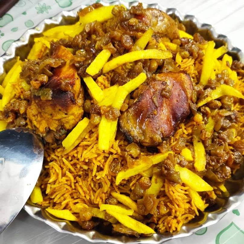 غذا عربی مجبوس مرغ