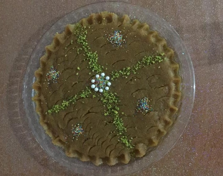 عکس حلوا طرح دار