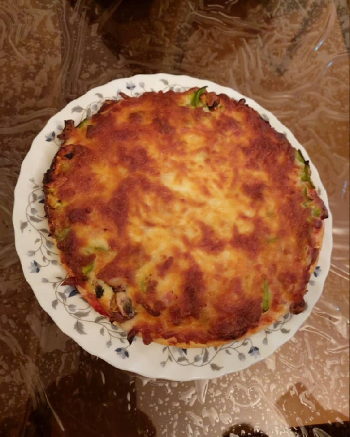 عکس پیتزا بمب پنیری
