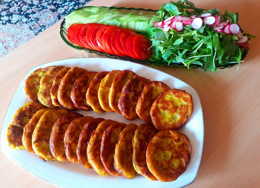 عکس کوکو سیب زمینی پخته