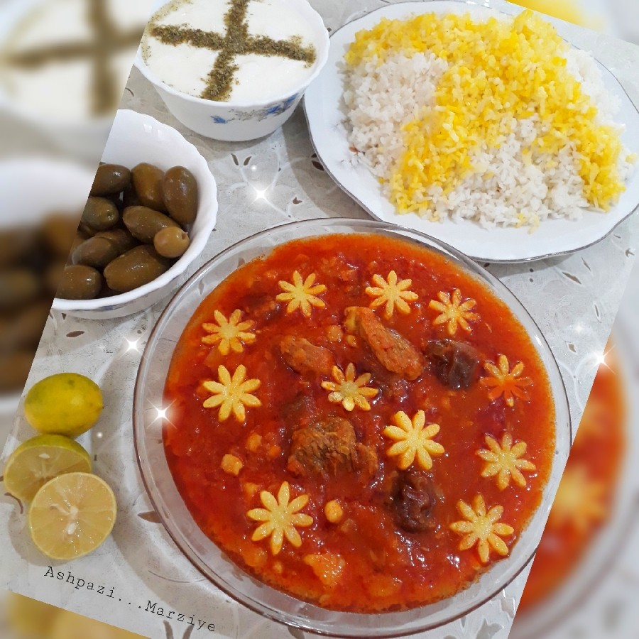 عکس خورشت قیمه آلو