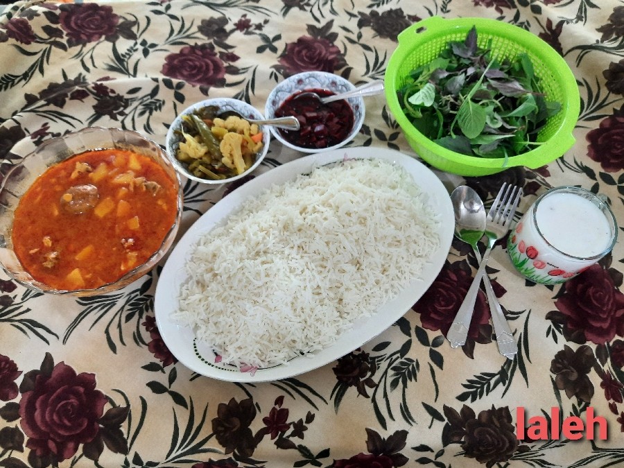 خورش قیمه بامرغ