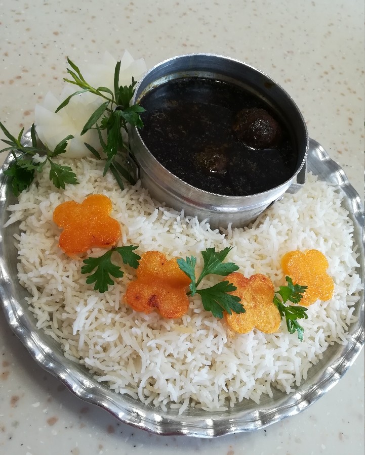 عکس قورمه سبزی ناهار امروز