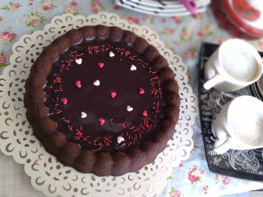 عکس تارت کیک شکلاتی
