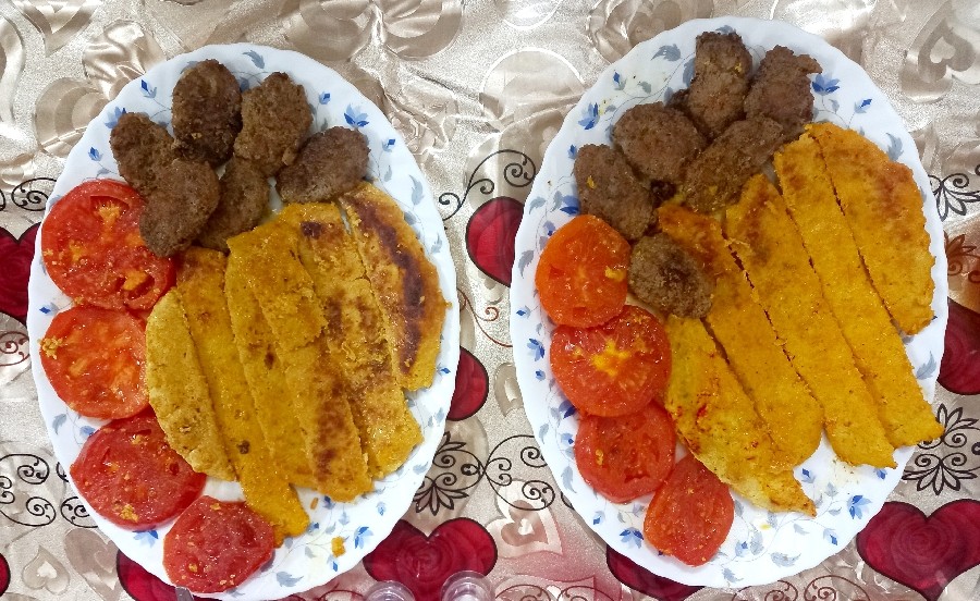 عکس کباب تابه مرغ و گوشت