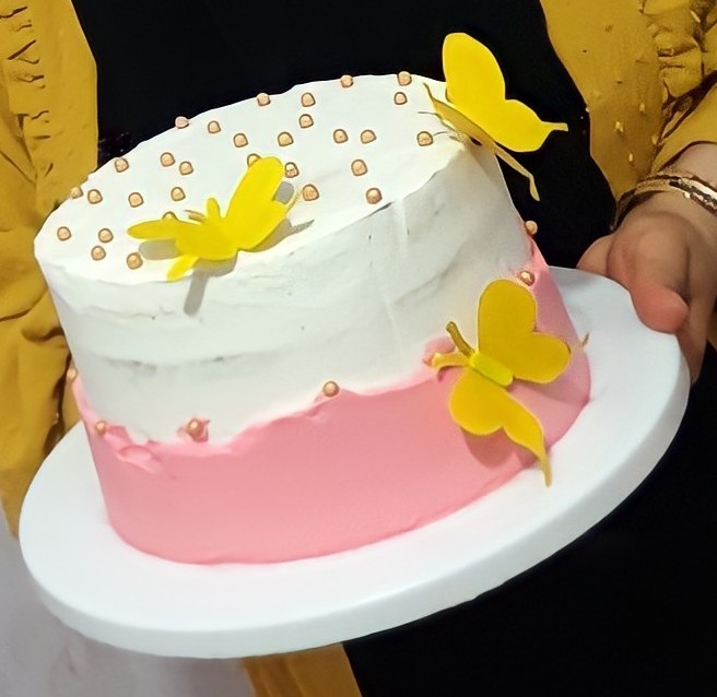 کیک تولد شیفون