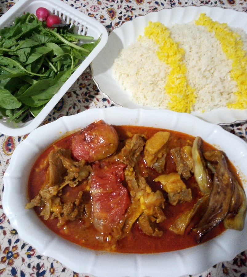 عکس خورشت بادمجان